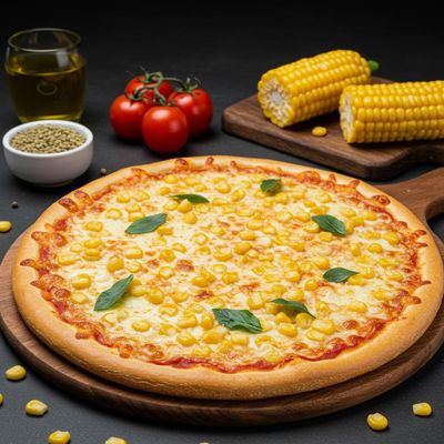 Corn Cheese Pizza
